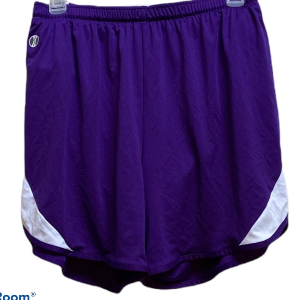 Holloway purple/white athletic shorts